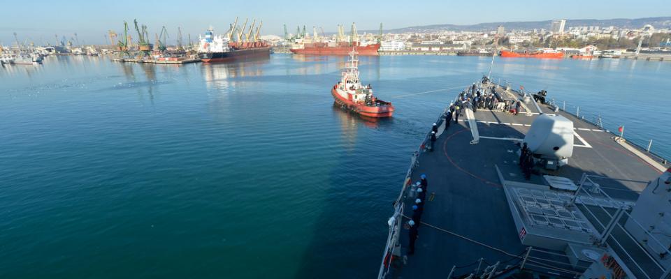 Port of Varna Bulgaria
